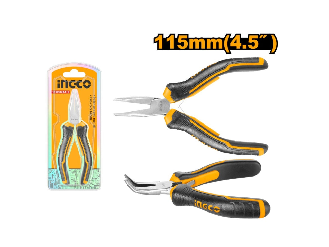 Mini pinza a becco curvo 115mm