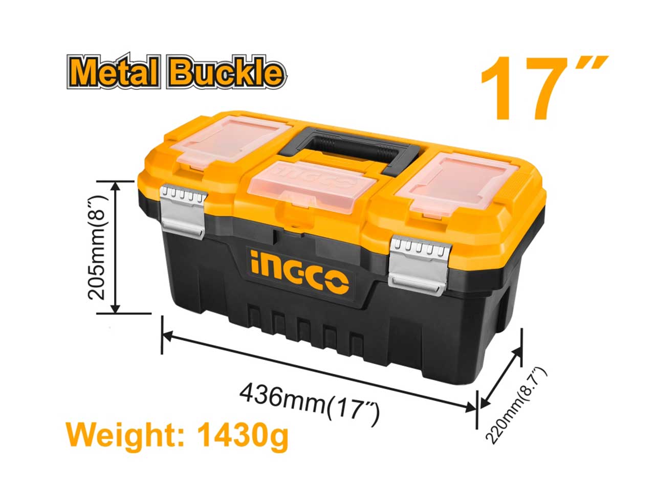 Cassetta portattrezzi 44x22x20,5 cm