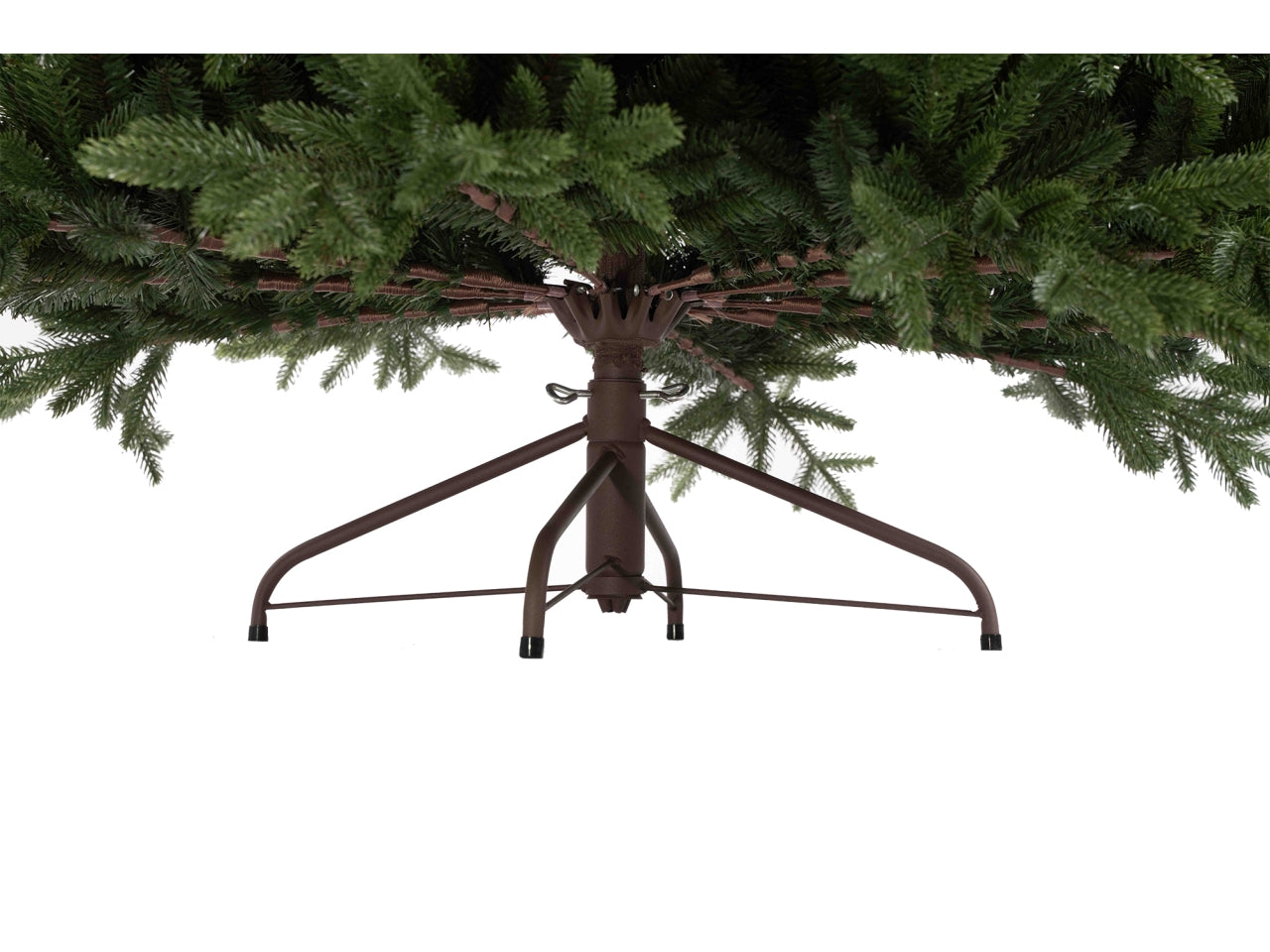 Albero cocolicchio 210cm diametro 125cm 1316 rami, montaggio ad ombrello