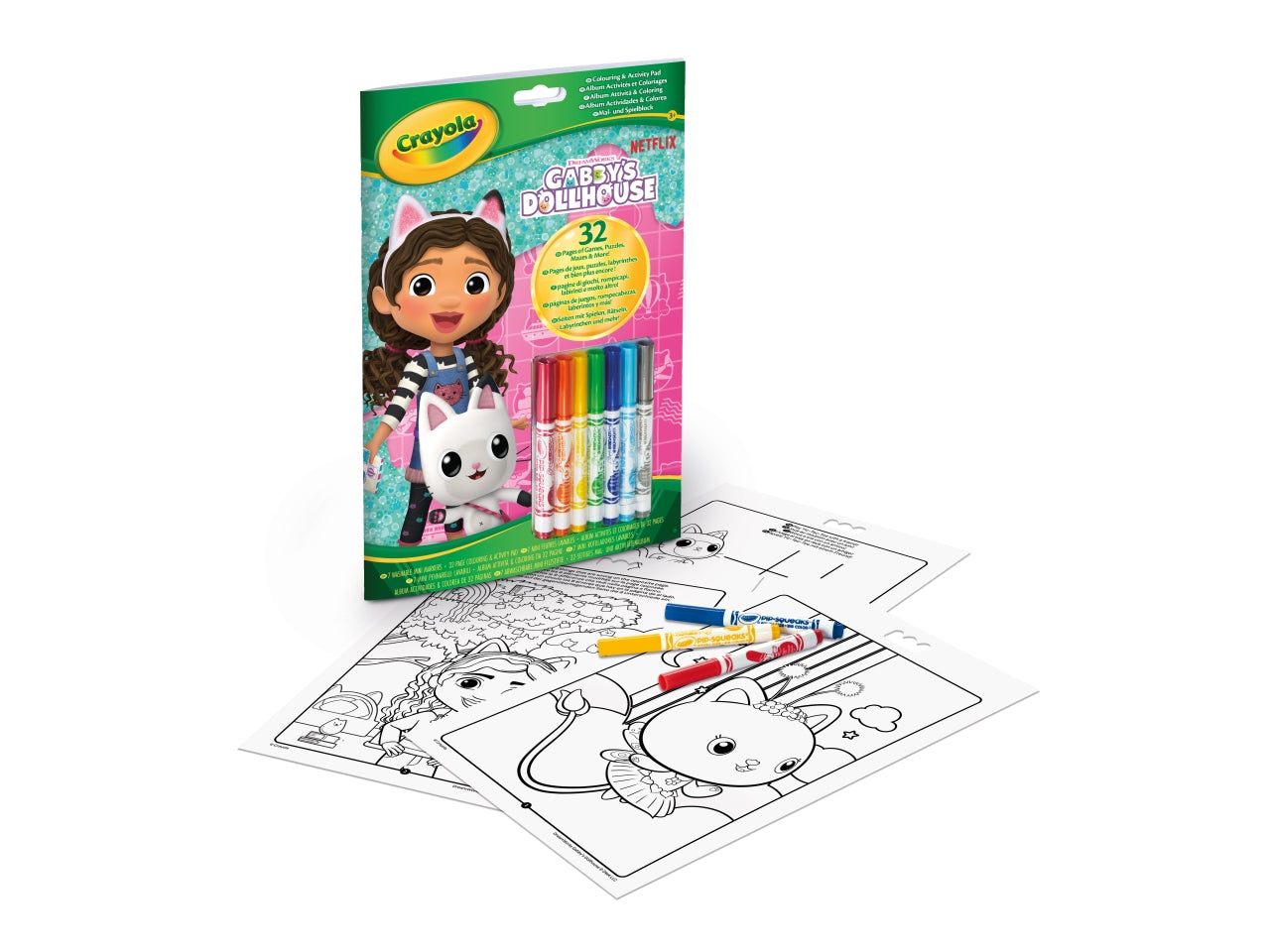 Album attivita coloring gabby doll's house