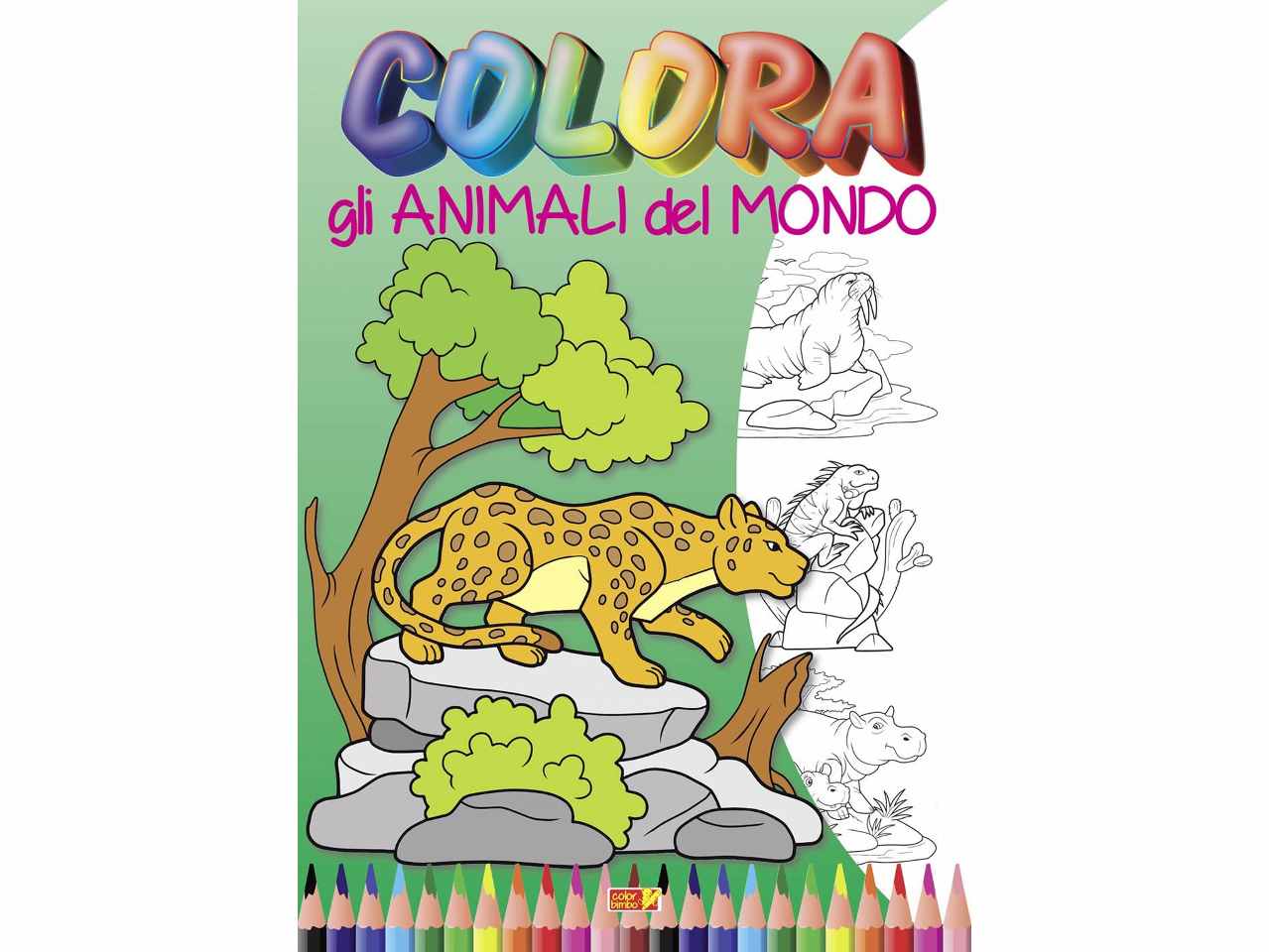 Libro da colorare oro