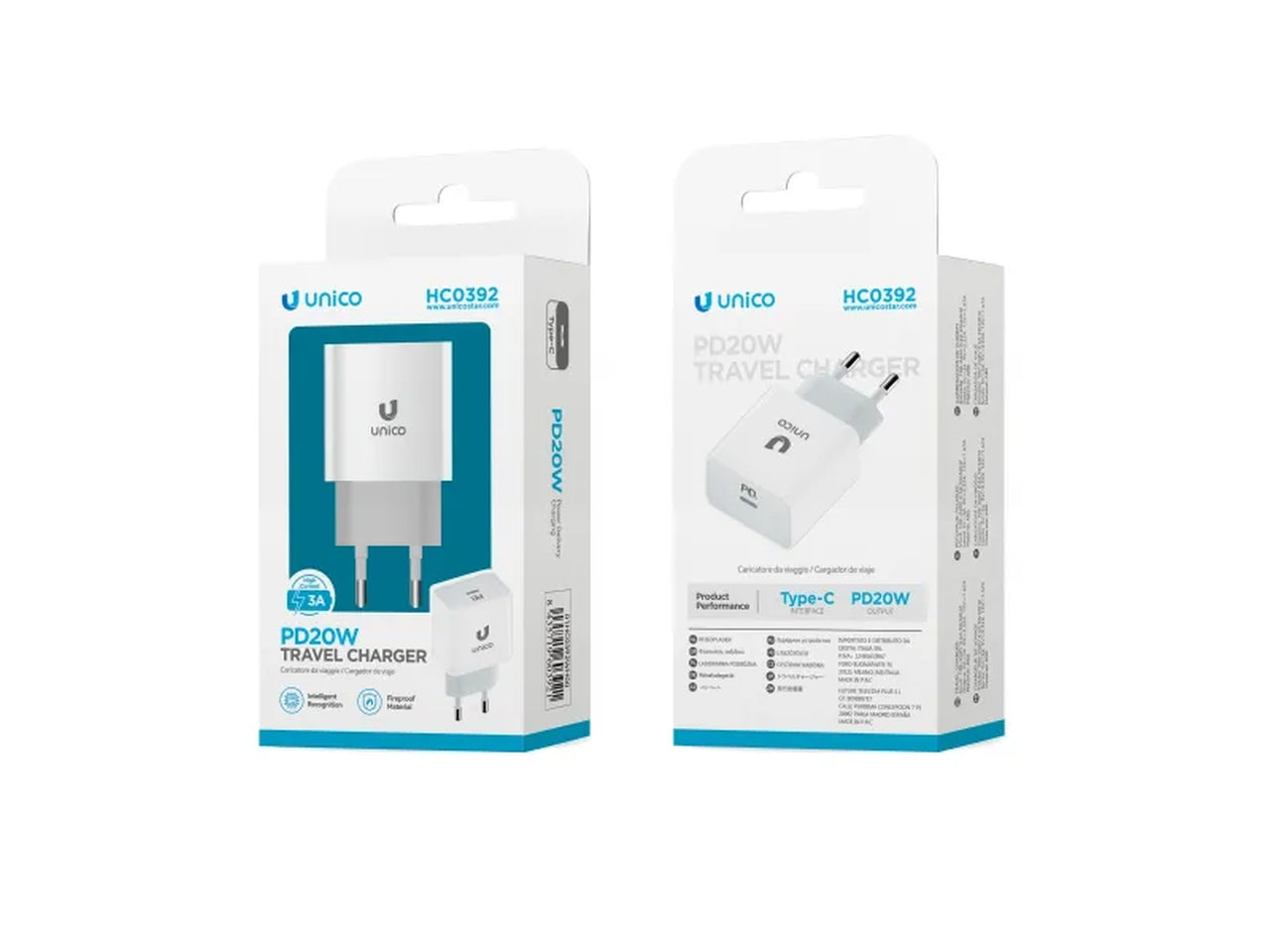 Caricabatterie domestico singolo C PD20W aspetto Apple