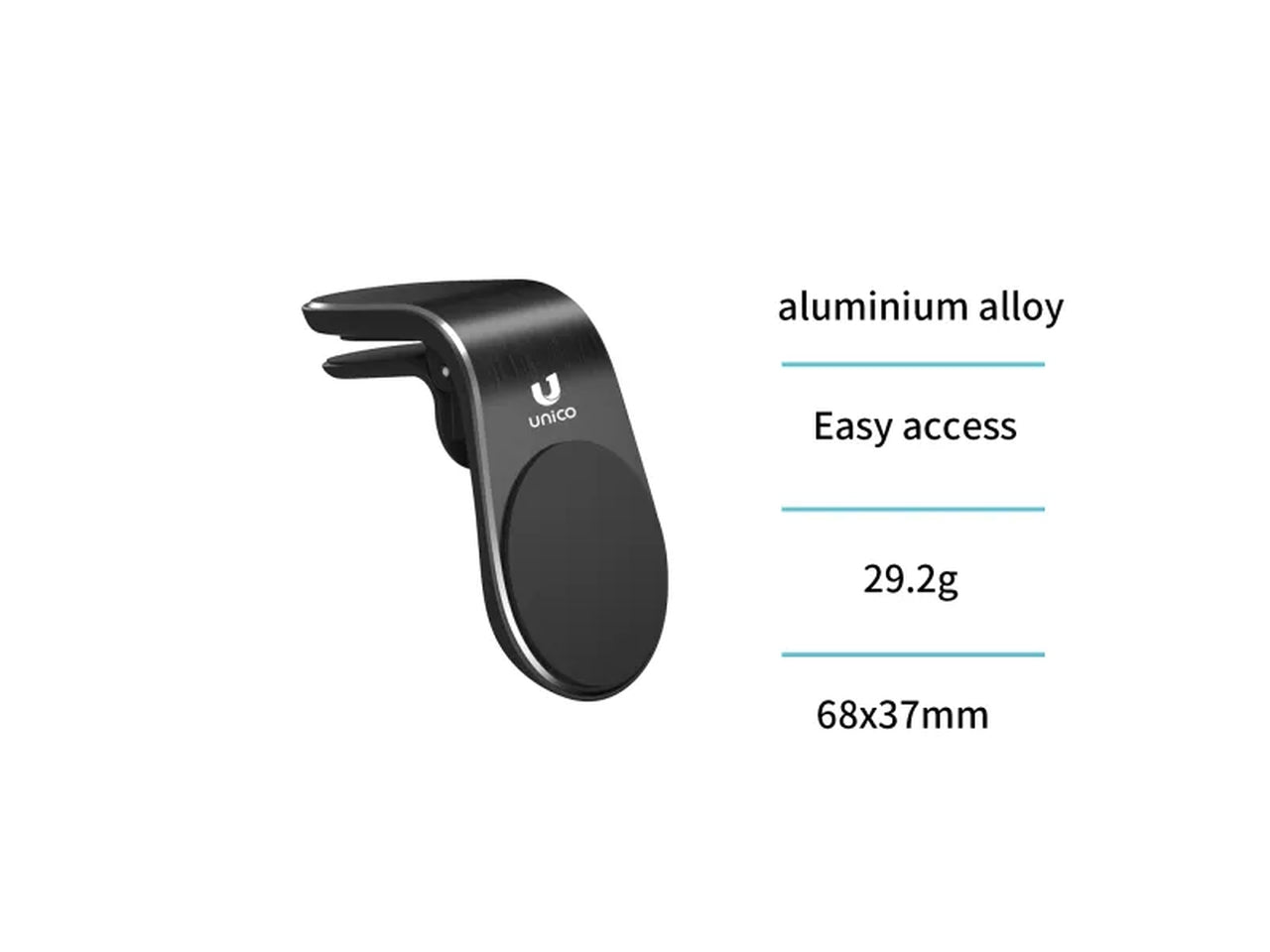 Supporto smartphone magnetico per auto