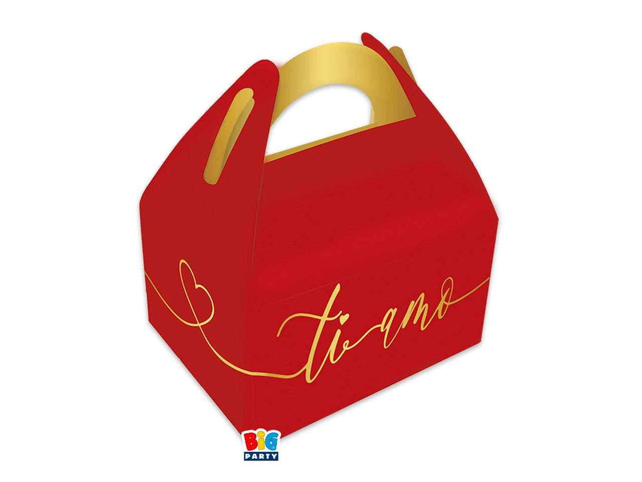 Scatola happy box cm.15x18x11 ti amo gold la confezione comprende 6 scatola