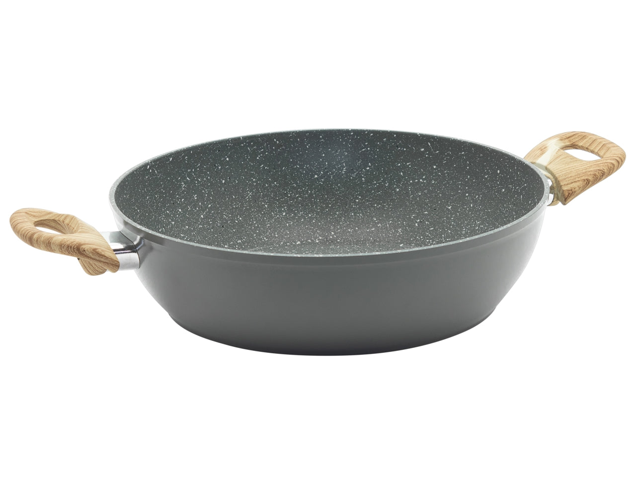 Tegame antiaderente in alluminio forgiato per induzione, gas, ceramica Atlantic 32 cm - Casa Collection