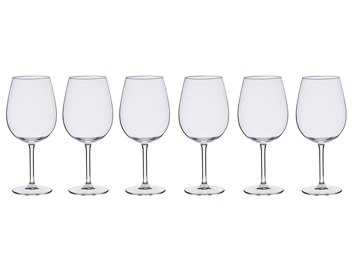 Calici Vignoble per vino rosso in vetro 530 cl trasparente, confezione da 6 calici - Casa Collection