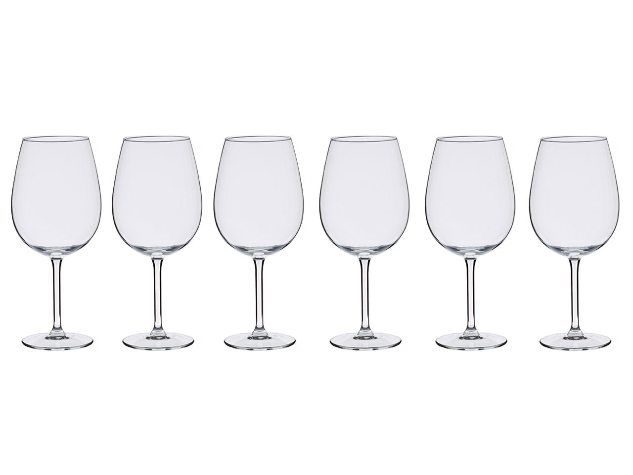 Calici Vignoble per vino rosso in vetro 530 cl trasparente, confezione da 6 calici - Casa Collection