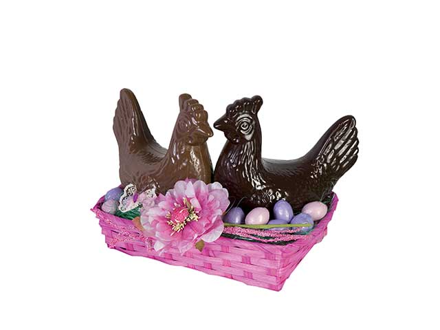 Gina e Pina cesto galline e ovette 700gr