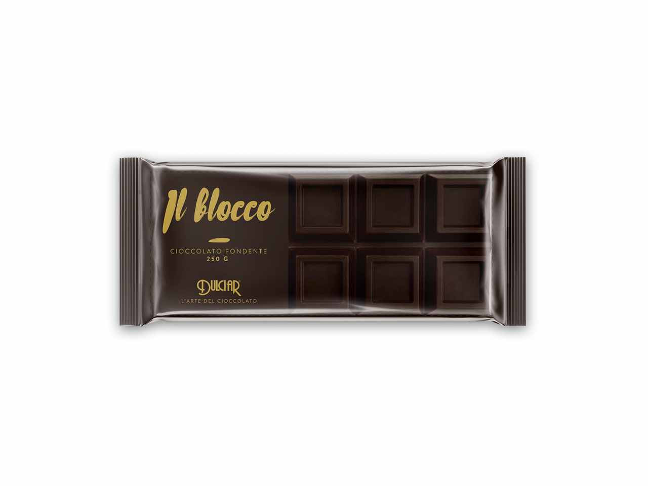 Tavoletta fondente il blocco 250gr tf250