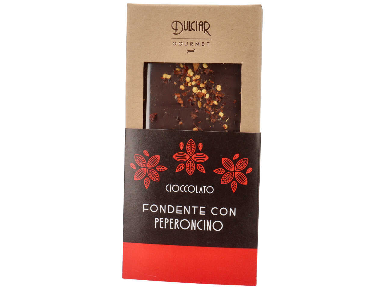 Tavoletta gourmet fondente al peperoncino