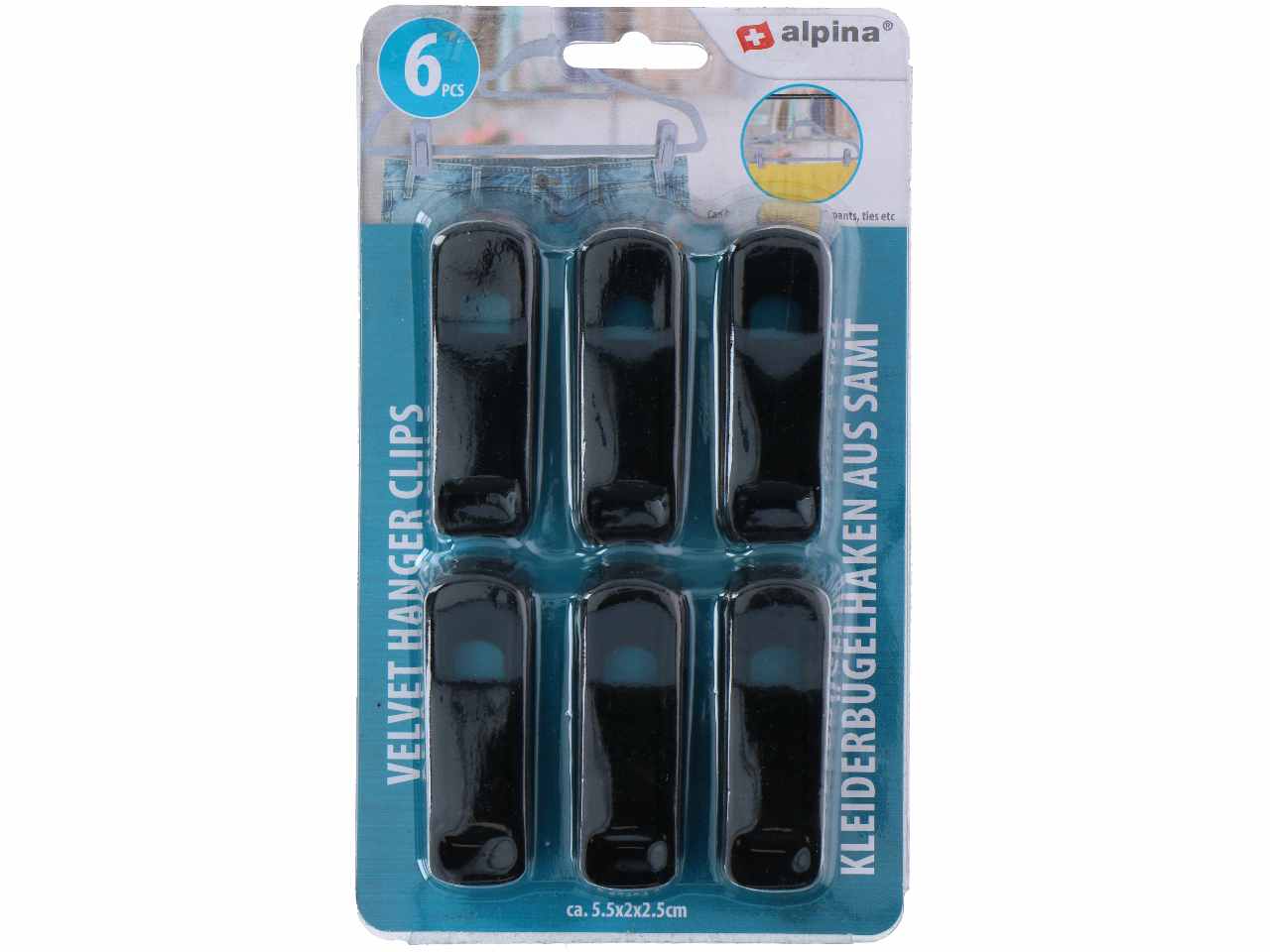 Alpina accessori per vestiti 6 pezzi 5,5x2x2,5cm $