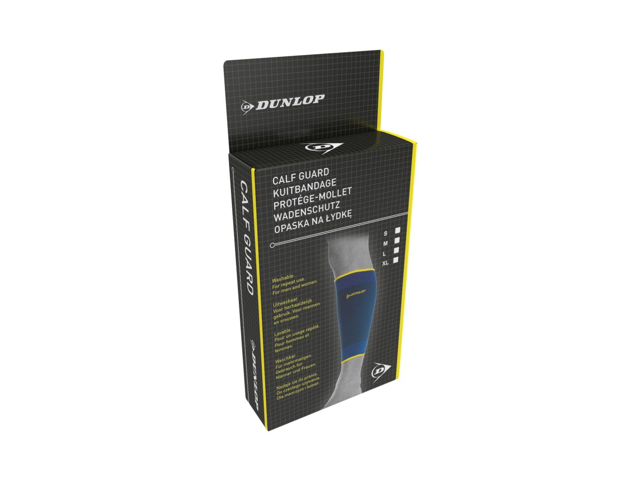 Supporto per polpacci in 4 taglie assortite misura 17x9x3cm marca dunlop $