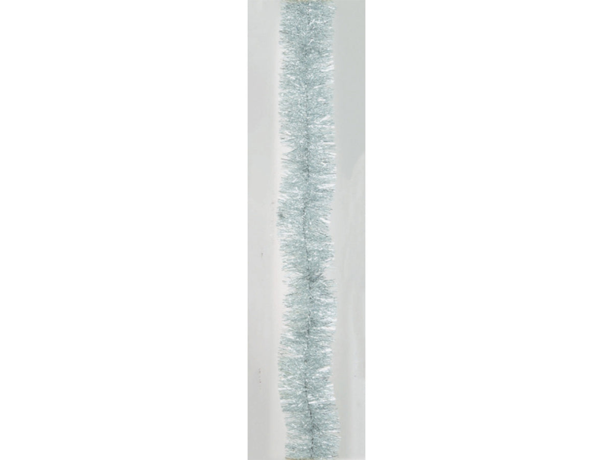 Filo decorativo natalizio 200cm diametro 8cm argento