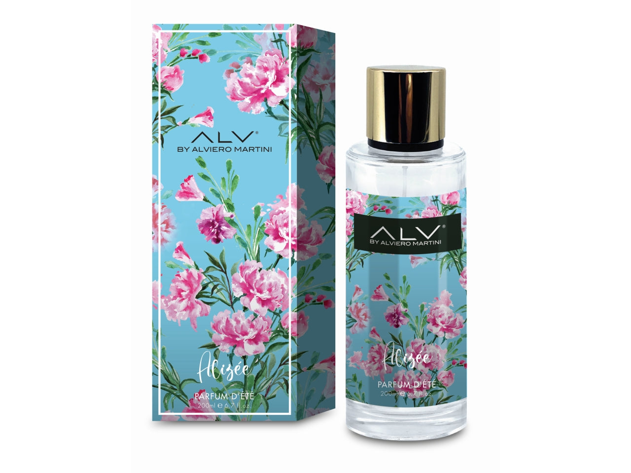 Acqua profumata corpo donna, fruttata floreale, Alviero Martini Alizèe, 200 ml, Made in Italy - Ideale per la primavera/estate