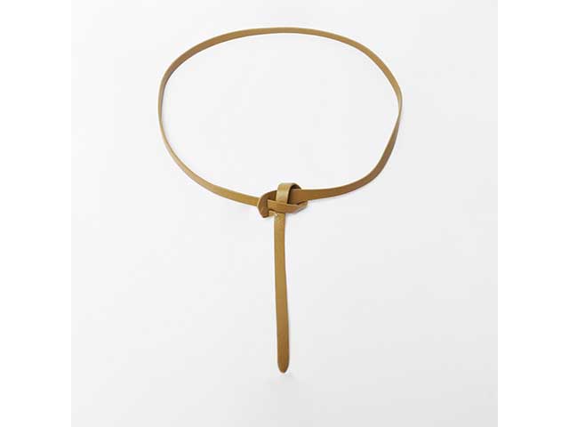Cintura 110cm ecopelle beige c 269746