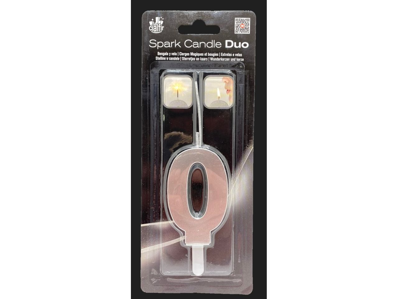 Candela duo scintille n° 0 argento