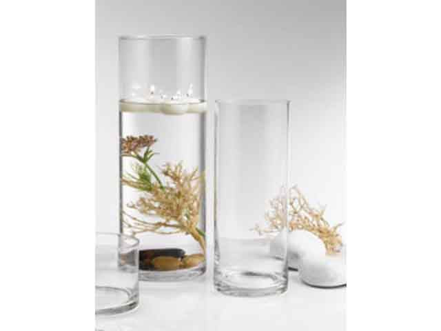 Vetro vaso cilindro h50cm d10cm fr30/1050