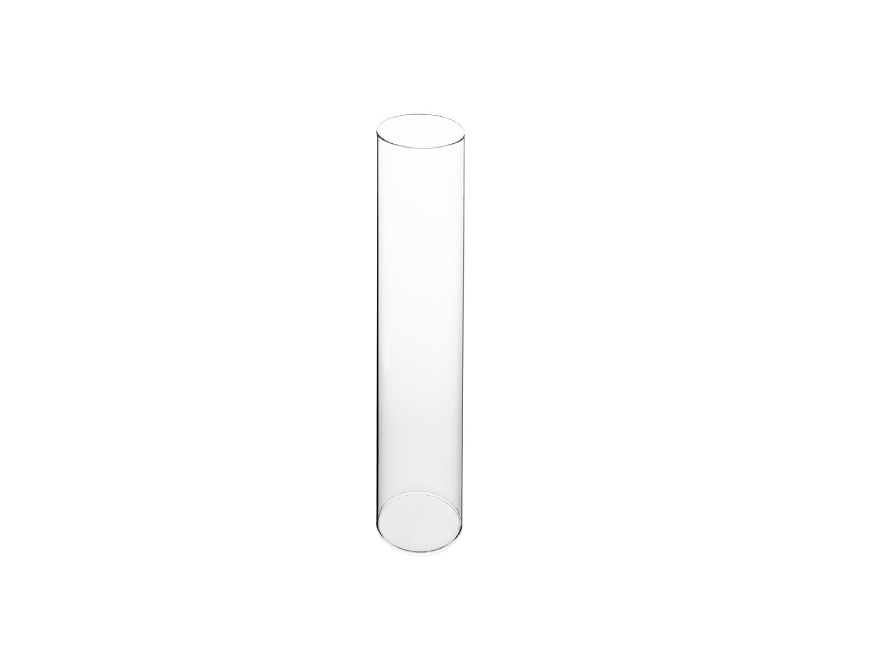 Parafiamme in vetro trasparente 30x7 cm