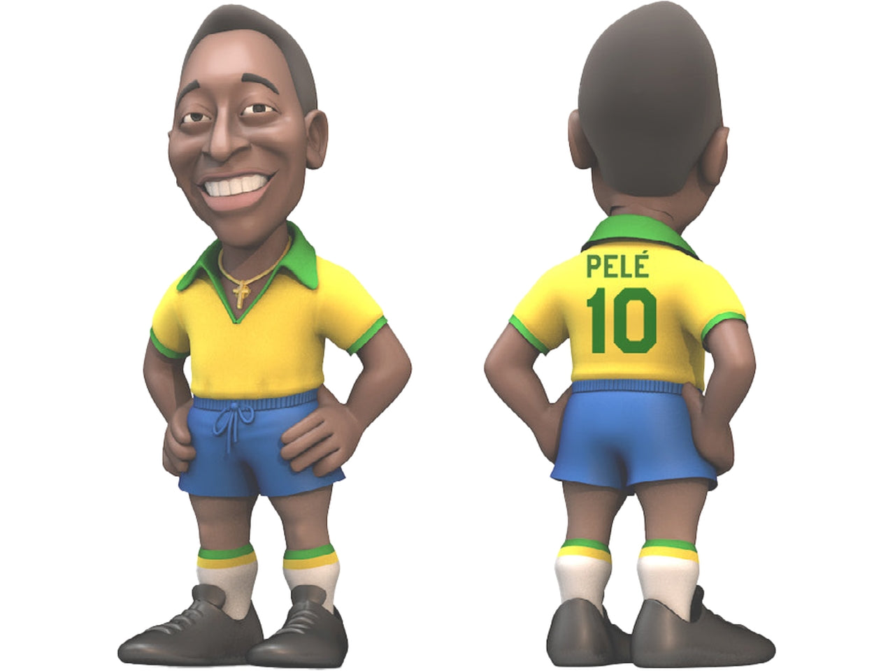 Minix Pelé Brasile - Figura da Collezione, Multicolor, Età 17+, Gamevision