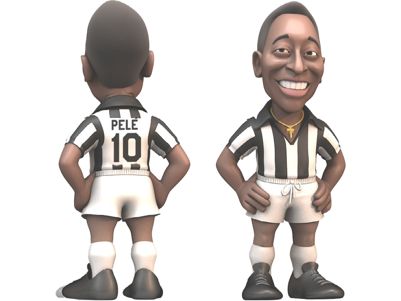 Minix Pelé Santos - Figura da Collezione, Multicolor, Età 17+, Gamevision
