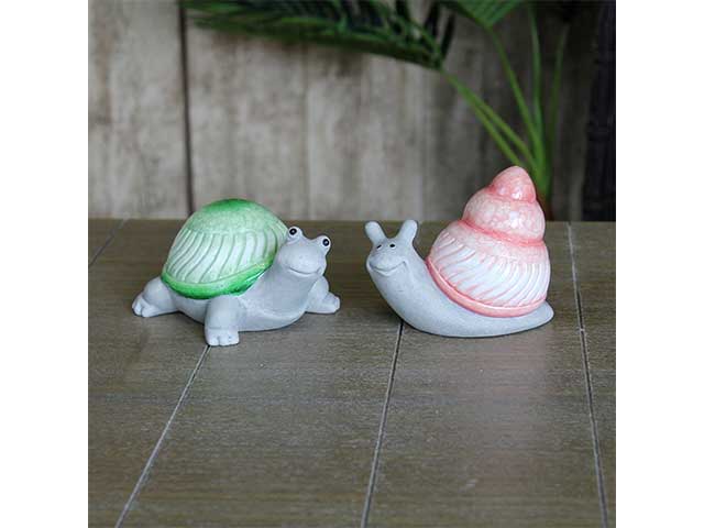 Tartaruga/lumaca ceramica 12,5x10x6,5cm 663734