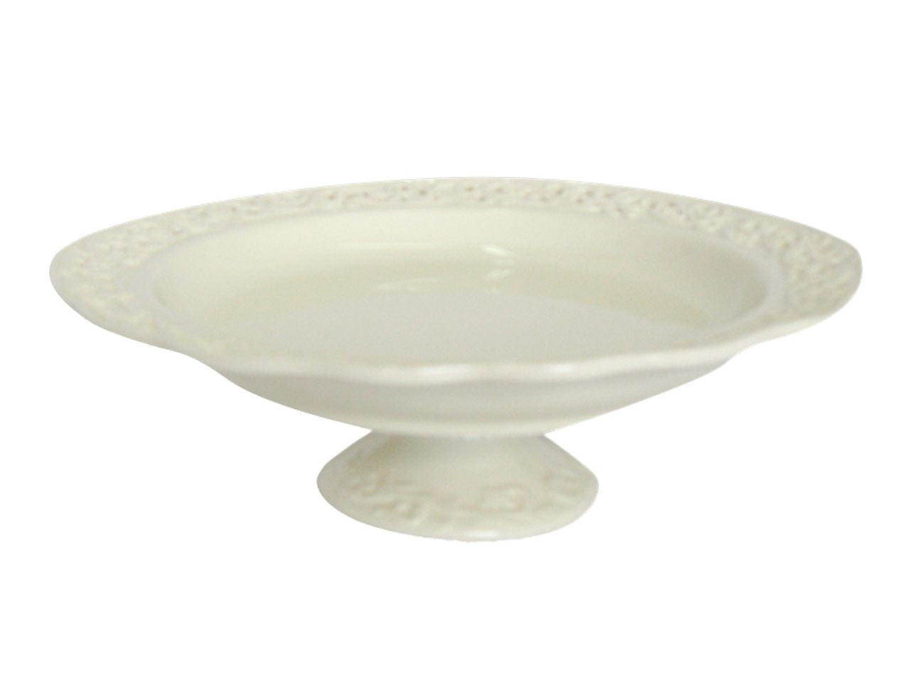 Alzata porcellana bianca