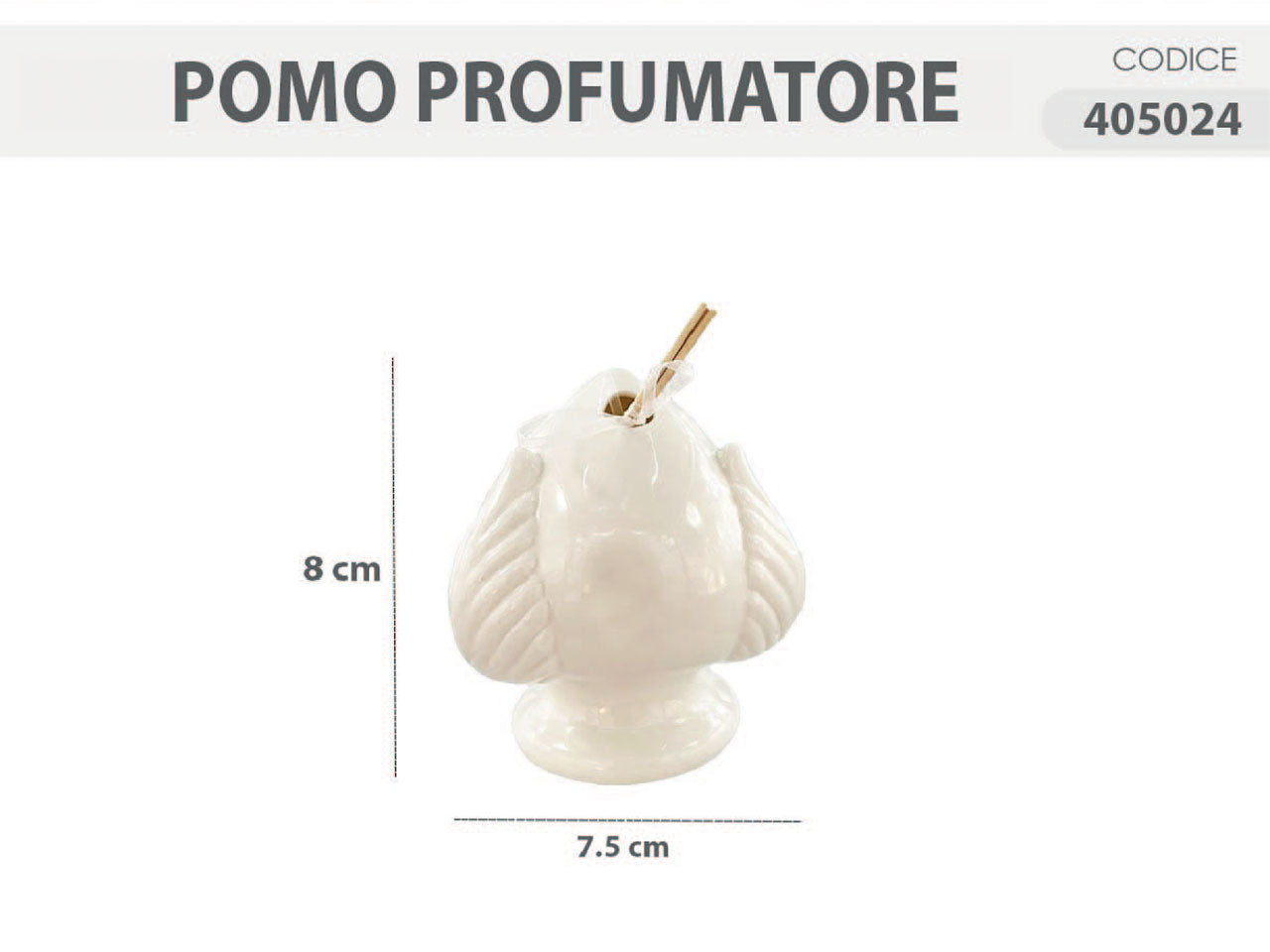 Pomo profumatore 8cm
