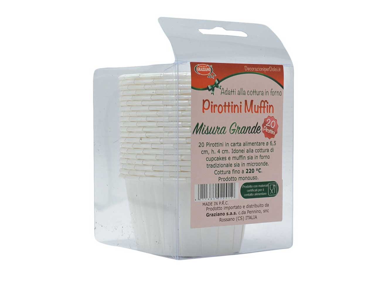 Pirottini muffin 20 pezzi