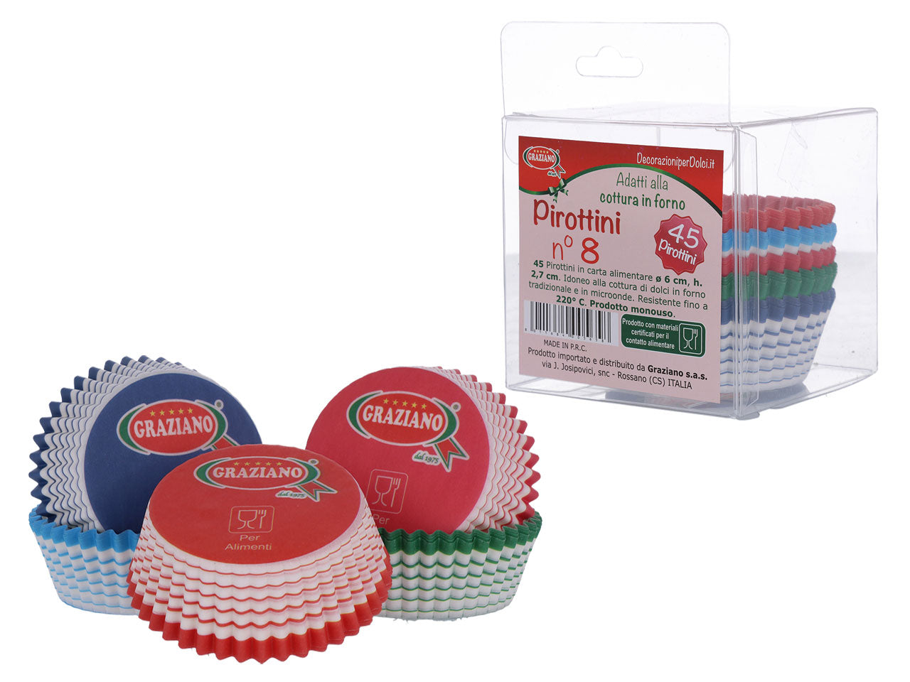 Pirottini n.8 45 pezzi