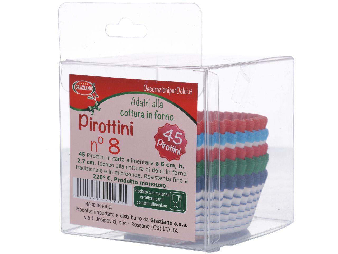 Pirottini n.8 45 pezzi