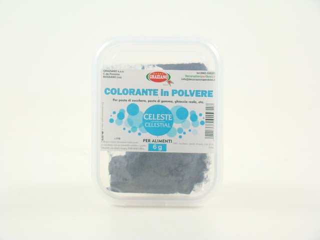 Colorante polvere azzurro 6gr