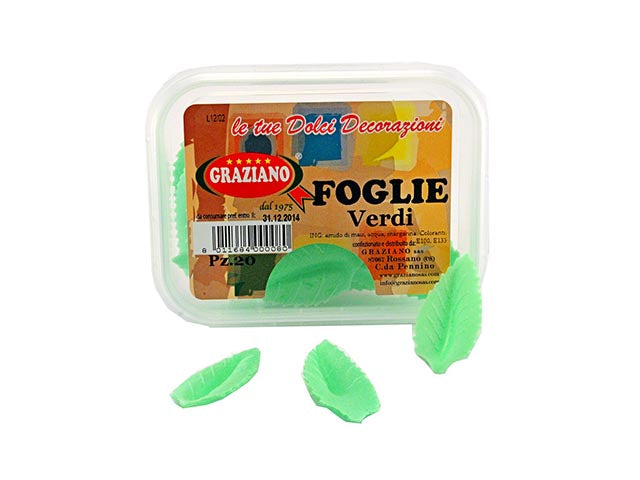 Foglie verdi cialde 20 pezzi