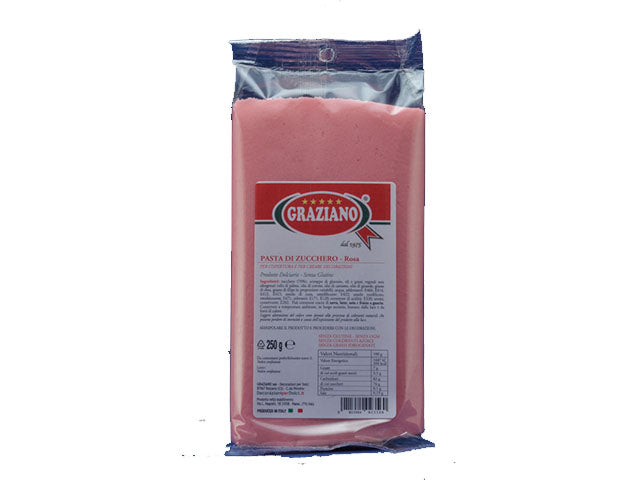 Pasta di zucchero 250gr rosa
