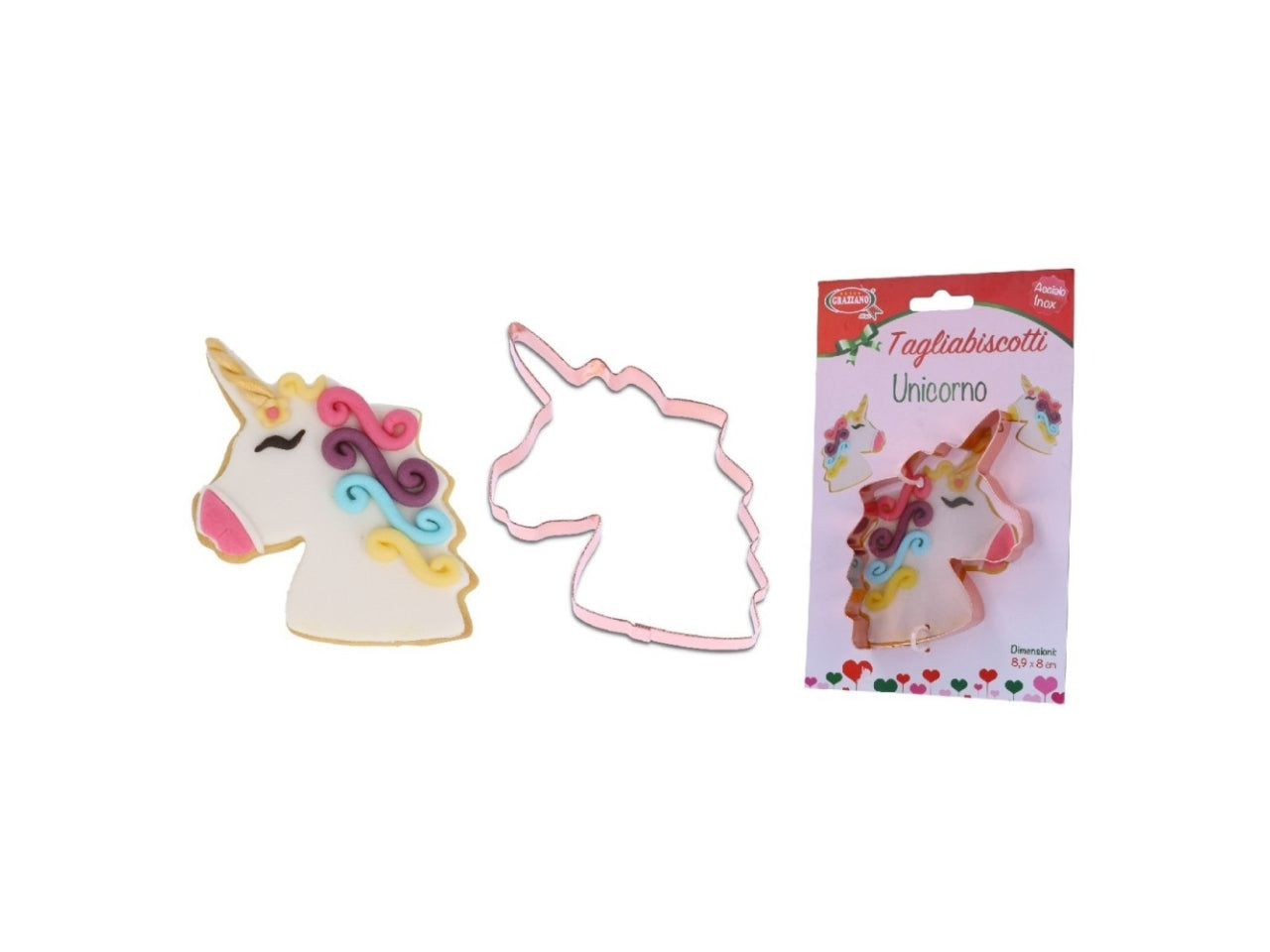 Tagliabiscotti unicorno