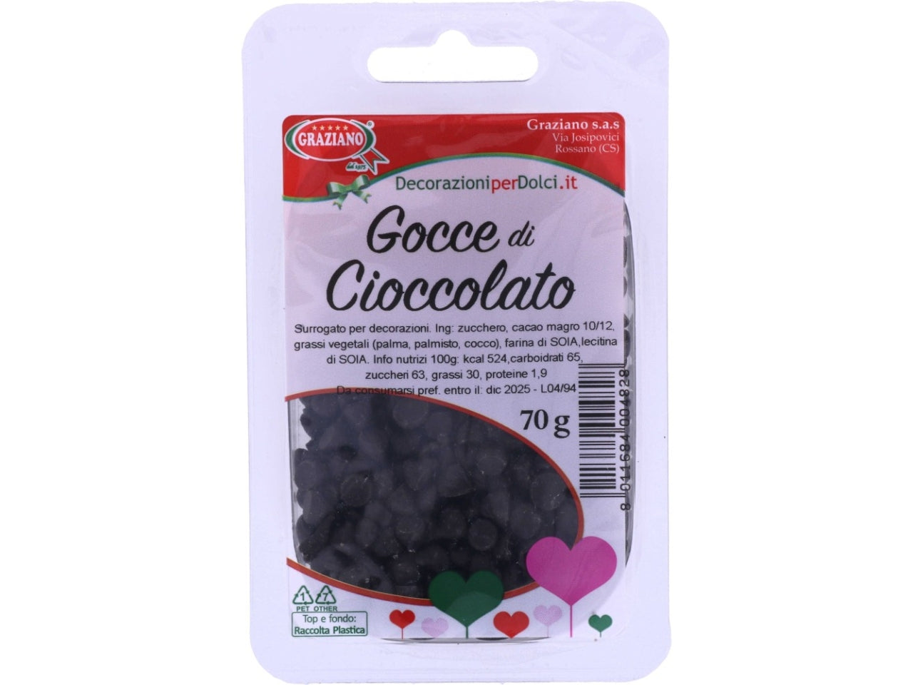 Gocce di cioccolato 70g