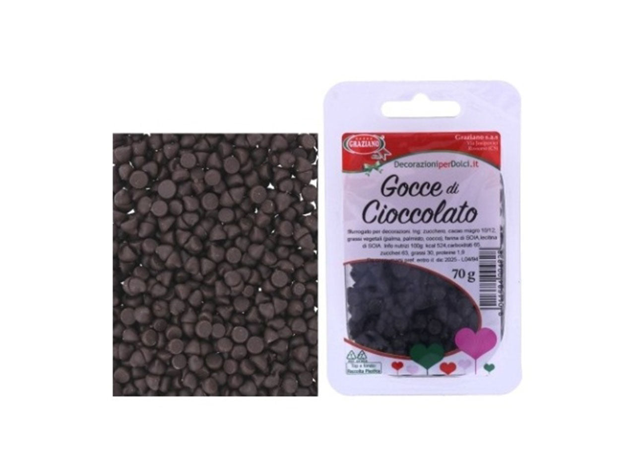 Gocce di cioccolato 70g
