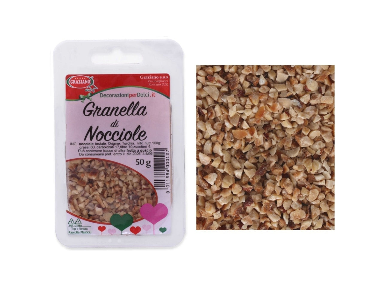 Granella di nocciole 50 g