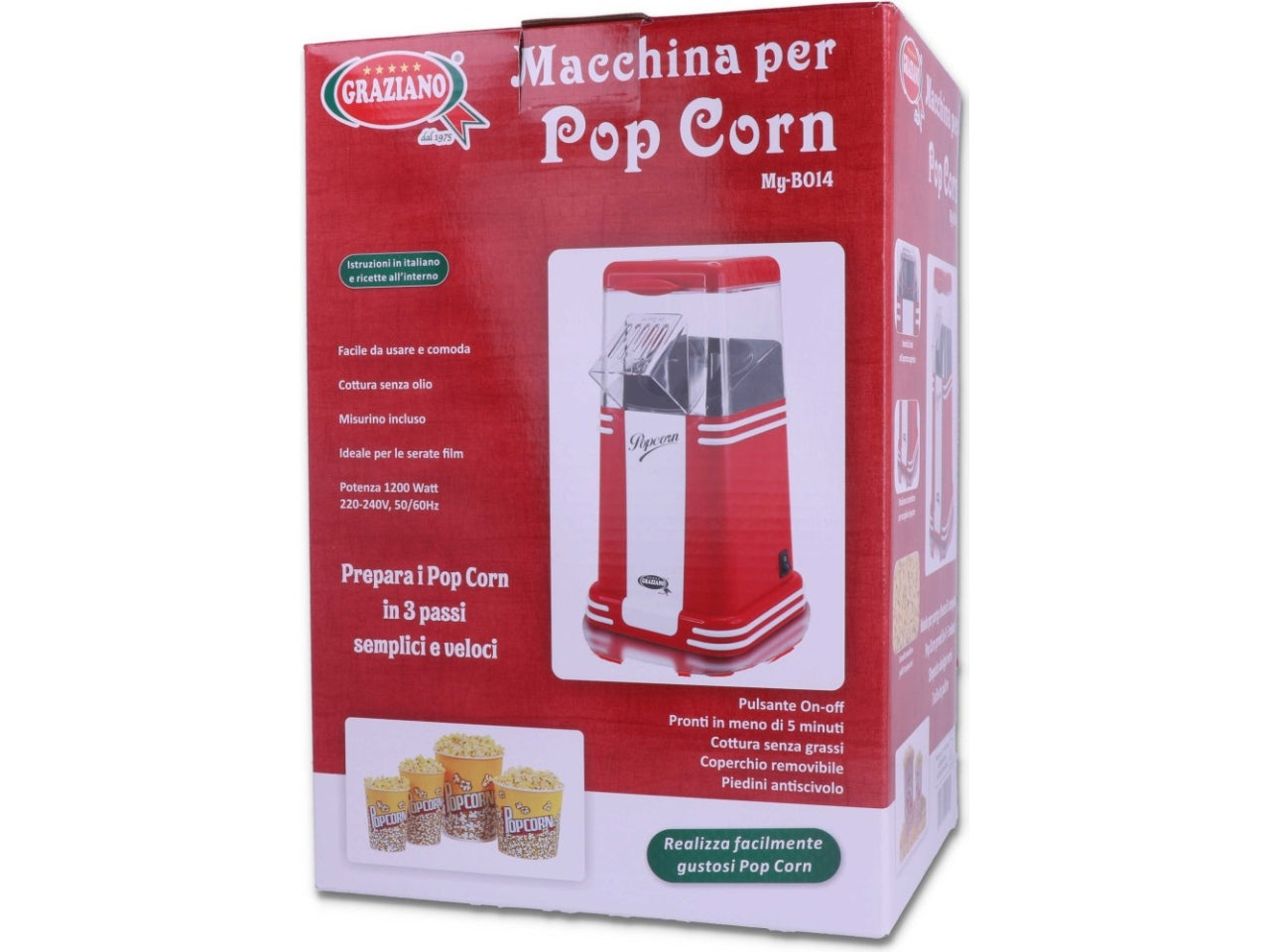 Macchina per pop corn retro