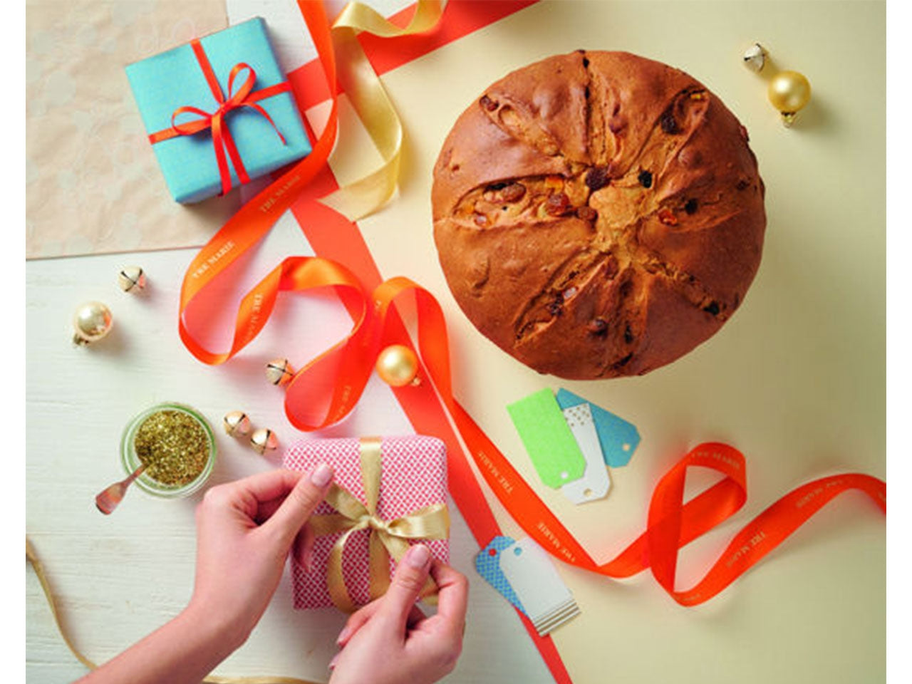 Tre marie il panettone milanese 750gr incartato a mano $