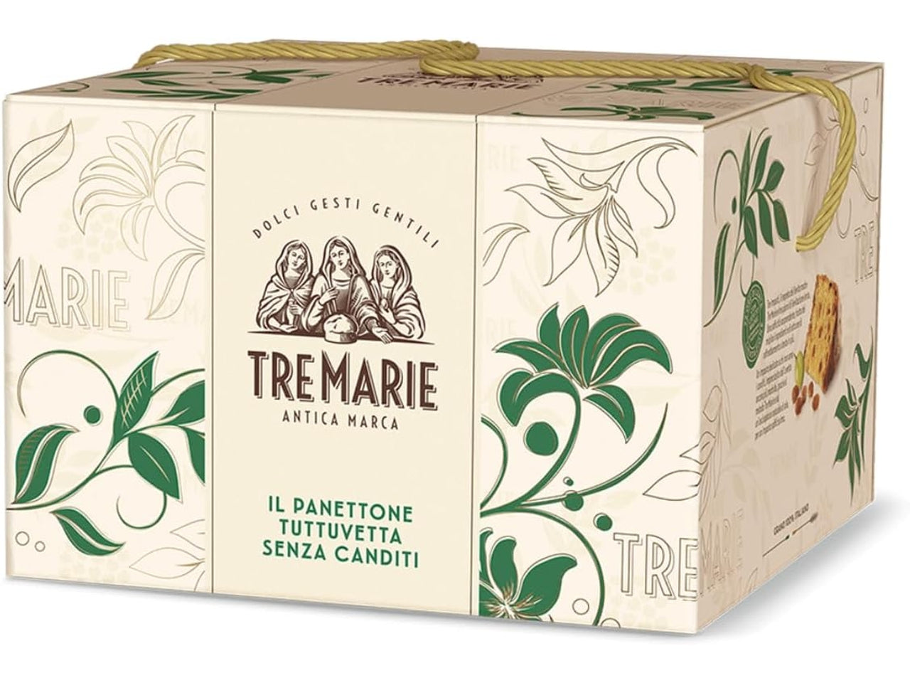 Tre marie il panettone 1kg senza canditi in scatola regalo $