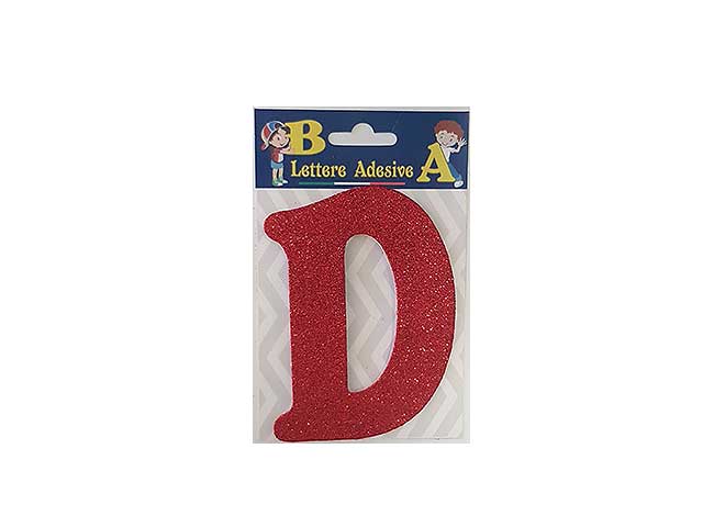 Lettera rosso d 12cm