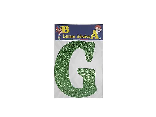Lettera verde g 12cm
