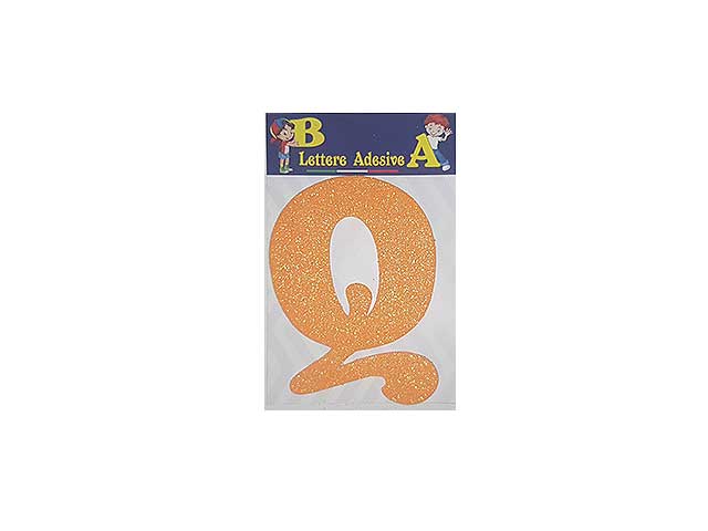 Lettera arancio q 12cm