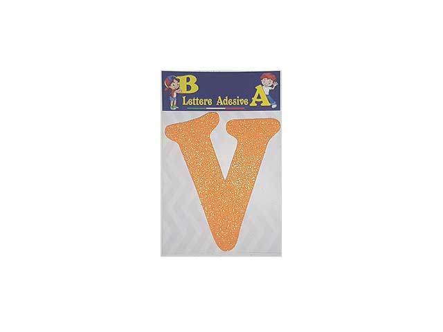 Lettera arancio v 12cm