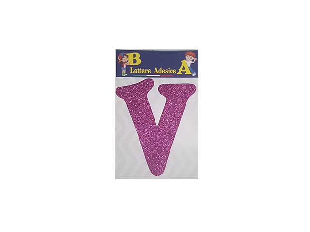 Lettera fucsia v 12cm