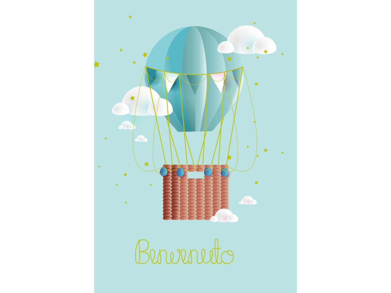 Biglietto auguri laminato 262