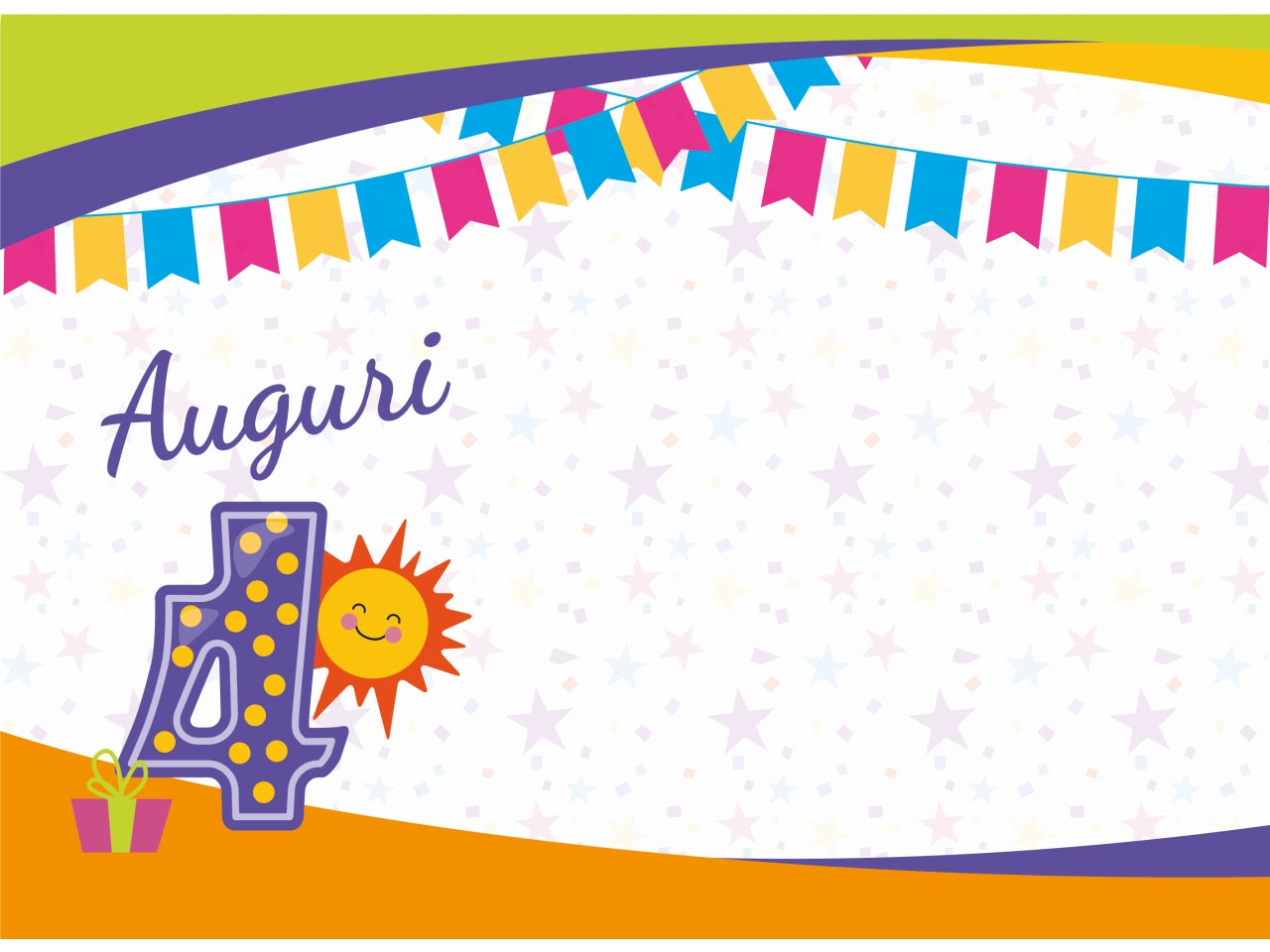 Biglietto auguri laminato 2024 cod. 274 /d