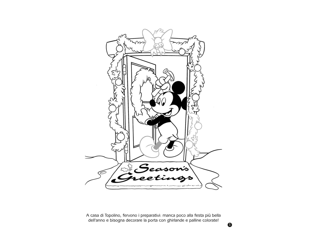 Libro staccattacca&colora a natale