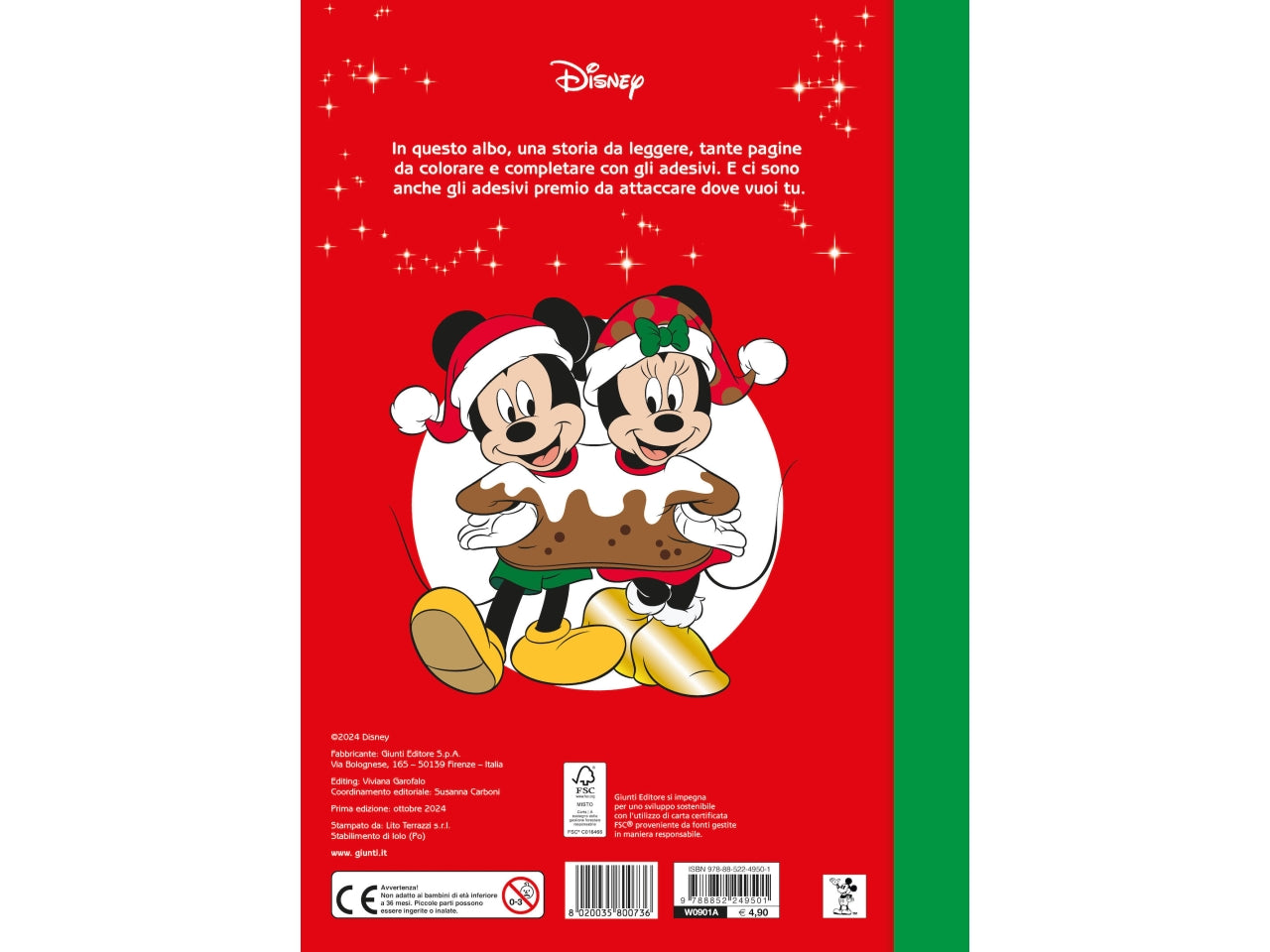 Libro staccattacca&colora a natale