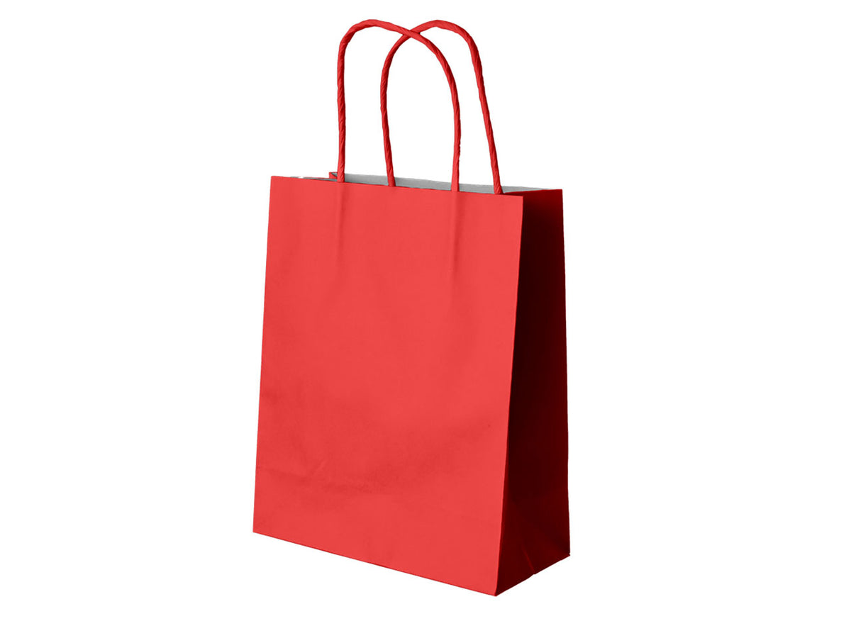 Shopper di carta rosso 45x16x49cm